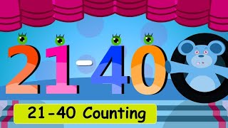 21 to 40  counting name English in Hindi  learning counting 21   40 English speaking in  Nanhe Kiran