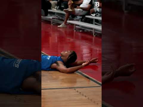 "Almost broke my face" #basketball #aau #micd #micdup #nbadraft #nba #sports #dunk #wnba