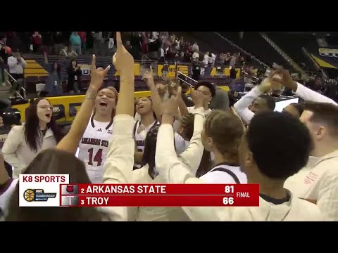 Arkansas State women's basketball beats Troy, advances to Sun Belt Championship Game