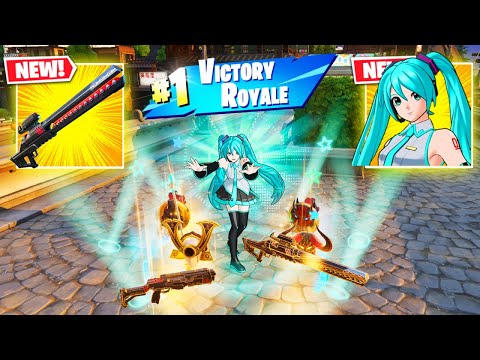 HATSUNE MIKU vs NEW 3 MEDALLIONS & MYTHIC’S CHALLENGE ( NEW! FORTNITE CHAPTER 6 )