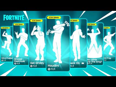 ALL FORTNITE ICON SERIES DANCES & EMOTES (Part 1)