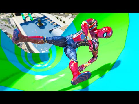 Spiderman Gameplay Funny Fails in GTA 5 - 30 Minutes of the Best Ragdolls Compilation #8