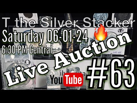 Live Auction 63 #silverpours #numismatics #bullion & More!