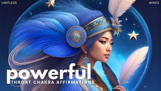 🎤Chakra Affirmations: Powerful Throat Chakra Affirmations🎙️