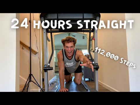 I walked for 24 hours straight...