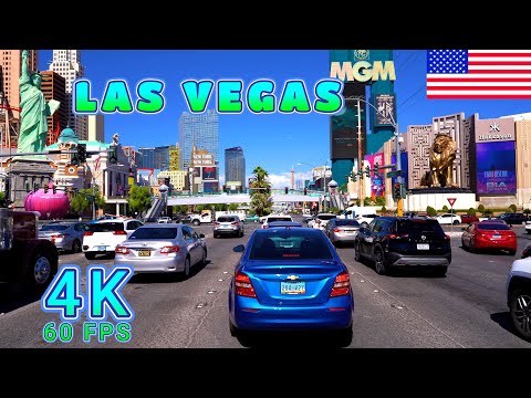 Las Vegas on a Sunny Day Part 1/2 Nevada USA 4K UHD