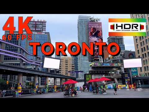 Beautiful Day in Toronto Canada 4K HDR