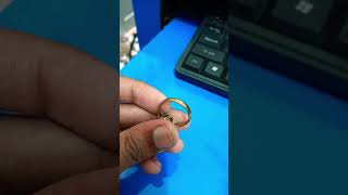 Ashtadhatu Pukhraj Stone Ring