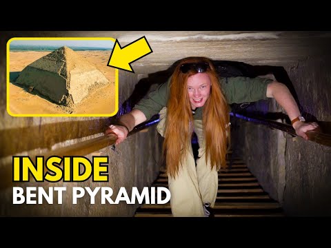 Inside the Bent Pyramid, the Most Unique and Mysterious in all of Egypt!