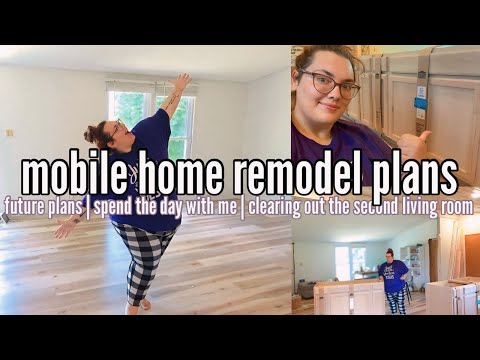 FUTURE MOBILE HOME PROJECT PLANS | spend the whole day with me | double wide mobile home living