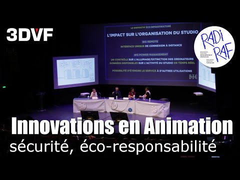 Projets innovants en animation soutenus par le CNC: sécurisation, éco-responsabilité [RADI-RAF 2023]