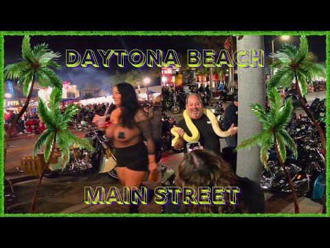 Friday & Saturday Night Daytona Beach Bike Week 2024 Walkaround