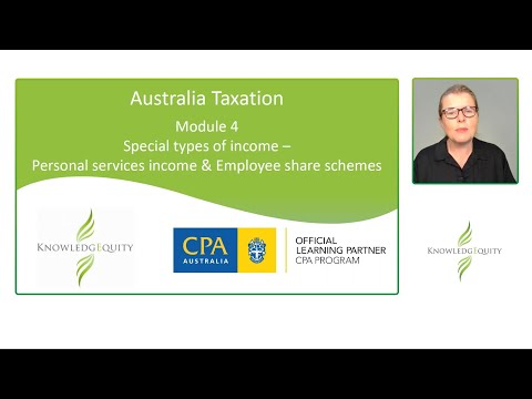 CPA AT M4 - Special Types of Income - PSI and ESSs