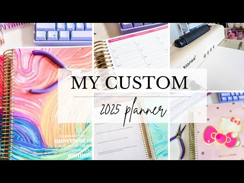 CREATING MY CUSTOM PLANNER 📖💖 Erin Condren Evolve Hourly, Compact Vertical, & HB90 Frankenplanner!