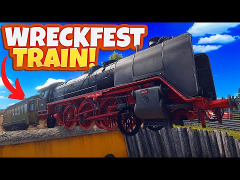 Someone Added Trains into Wreckfest & They Are AMAZING!