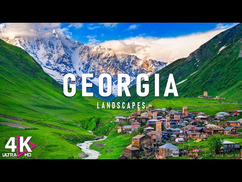 FLYING OVER GEORGIA (4K UHD) - Relaxing Music Along With Beautiful Nature Videos - 4K Video UltraHD