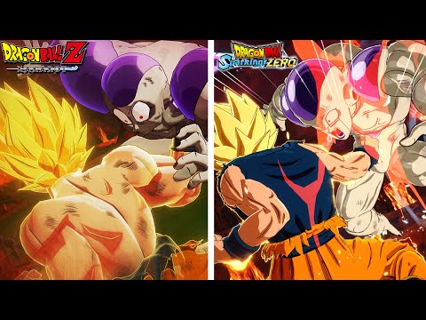 Dragon Ball Sparking! ZERO - Goku vs Frieza Comparison - DBZ Kakarot vs DBSZ