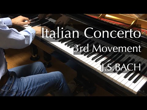 J .S. Bach - Italian Concerto 3rd movement - pianomaedaful