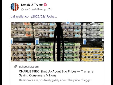 MAGA mad about Trump's egg prices - a tarot reading