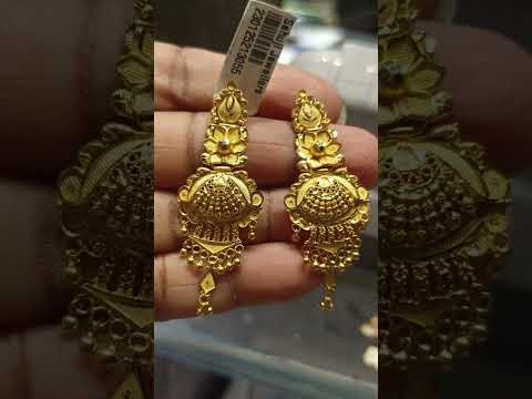 Earrings 22ct#earringdesigngoldjhumka #goldjewellerydesigns #goldjewellery #wedding