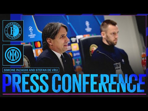 INZAGHI AND DE VRIJ AHEAD OF FEYENOORD ⚫🔵 | PRESS CONFERENCE 🎙️