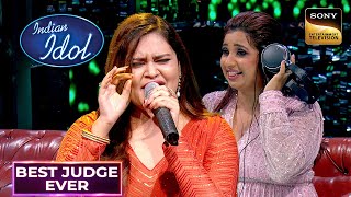 " Pardesi Pardesi" गाने पर Sneha ने सही से Hit किए High Notes | Indian Idol S15 | Best Judge Ever