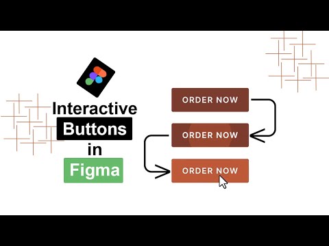 Interactive Button design Hover Effect in Figma | Figma tutorial | Interactive Component Tutorial