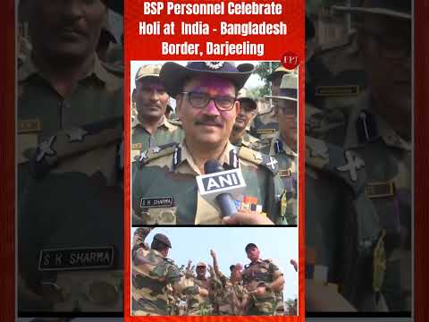 BSF Jawans Celebrate Holi at India-Bangladesh Border!