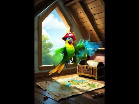 Penny and the Pirate Parrot #kidsstory #kidsadventure #stories