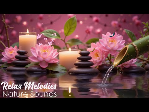 Healing Spa Music with Water Sounds 🌿 Stress Relief • Relieve depression