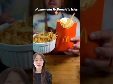 Homemade McDonald’s fries from @BigEatsWorld