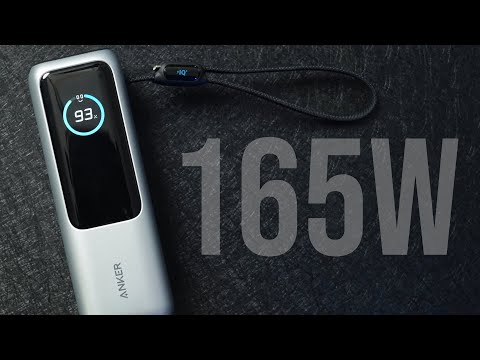 The ONLY Battery Pack YOU WILL EVER NEED! Anker 165W Charger!