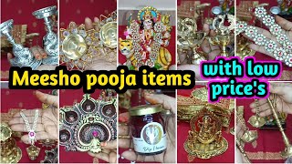 Meesho latest pooja items with price's | meesho pooja items hual telugu | meesho items