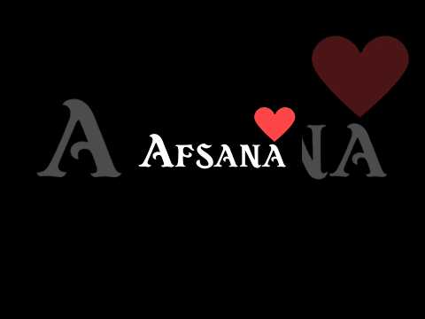 Afsana❤️||Comment Your Name 🥰 #afsana #a #nameworld #nameart #shorts #viral #namezone #shortsvideo