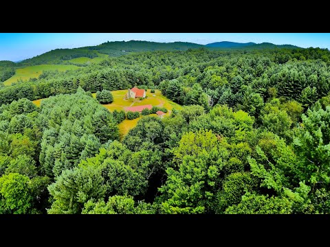 NC Mountain Log Cabin Estate Creekfront