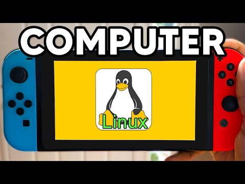 I put LINUX on my Nintendo Switch!