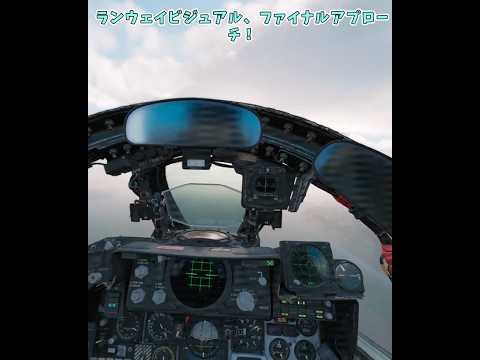 【固定翼トレ】ファントムで濃霧の中着陸訓練！ #dcs #f4e