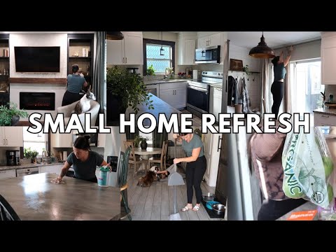 Small home refresh ! Cleaning and chatting. Stay at home, mom life.