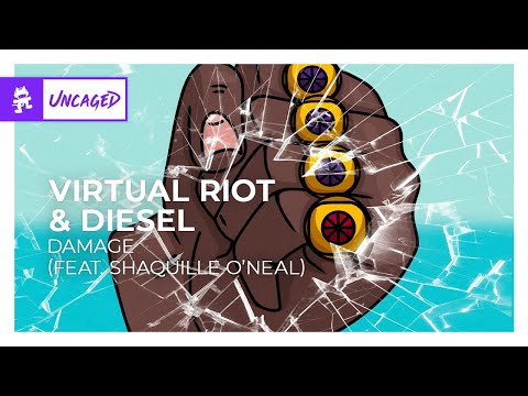 Virtual Riot & DIESEL - Damage (feat. Shaquille O’Neal) [Monstercat Lyric Video]