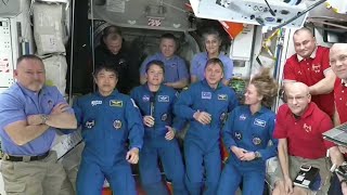 SpaceX Crew 9 heads home from ISS after months in space