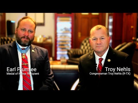 WATCH: RSBN Earl Plumlee, Metal of Honor Recipient With Congressman Troy Nehls - 3/5/2025