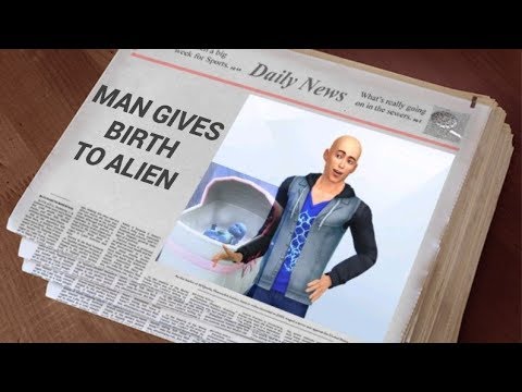 Man Gives Birth To Alien Baby After Alien Abduction Sims 4