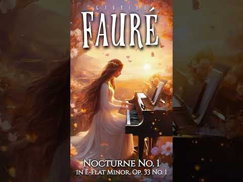 Faurè Nocturne No.1 in B Minor Op.33 No.1 #classicalmusic #readingstudy #piano #relax #music