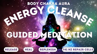 Daily Cleansing Guided Meditation | Full Body, Chakra & Aura Cleanse | 741 Hz Cell Repair