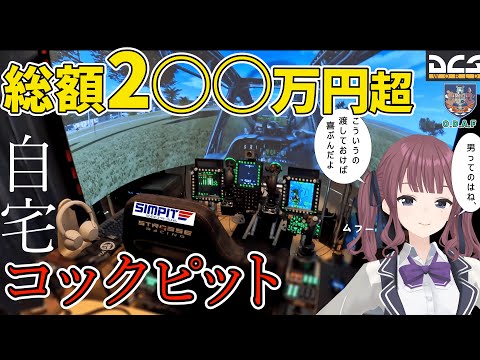 【必見！】124インチオーバー！超デカい湾曲スクリーン！デバイスマシマシでDCSやってみたよ！