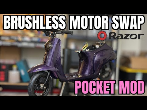 Razor Pocket Mod Custom Build - Brushless MY1020 Conversion