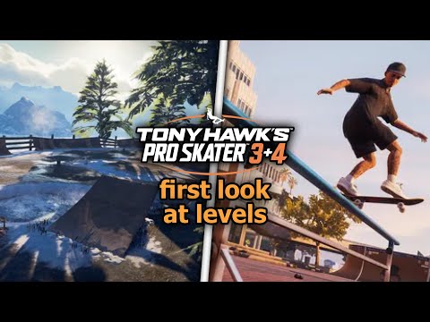 First Look at Most Levels in Tony Hawk's Pro Skater 3+4