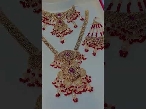 #beautifuldesign #bridalgoldchokernecklacedesigns #maqsoodvlogs #goldjewelleryset # #necklace