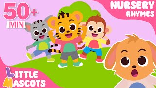 ✨Head Shoulder Knees and Toes + Months Of The Year + more Little Mascots Nursery Rhymes & Kids Songs