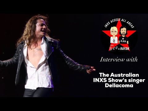 The Australian INXS Show's singer, Dellacoma interview with INXS Access All Areas Podcast.